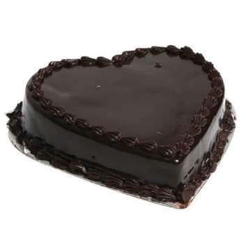 6-9 Kişilik Şık Kutlama Lezzeti Kalp Pasta Çikolatalı