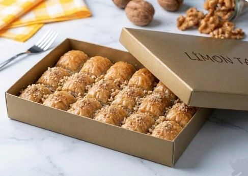 Özenle Hazırlanmış 1 kg Cevizli Baklava
