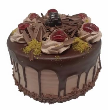 Taze Hazırlanan 6-9 Kişilik Çikolatalı Kutlama Pastası